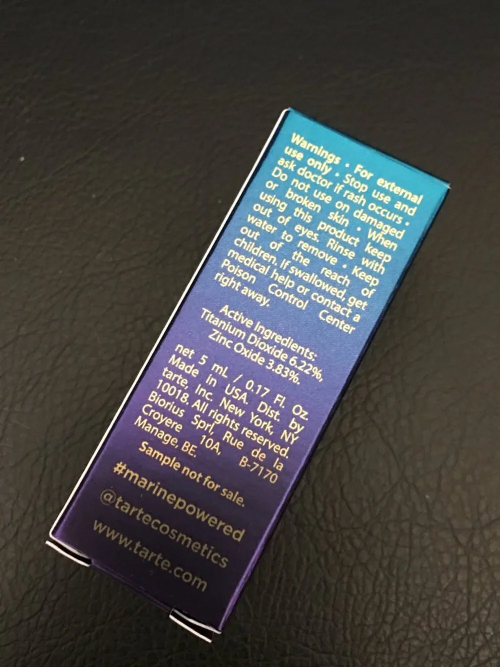 MINI TARTE WATER FOUNDATION 22N LIGHT NEUTRAL
